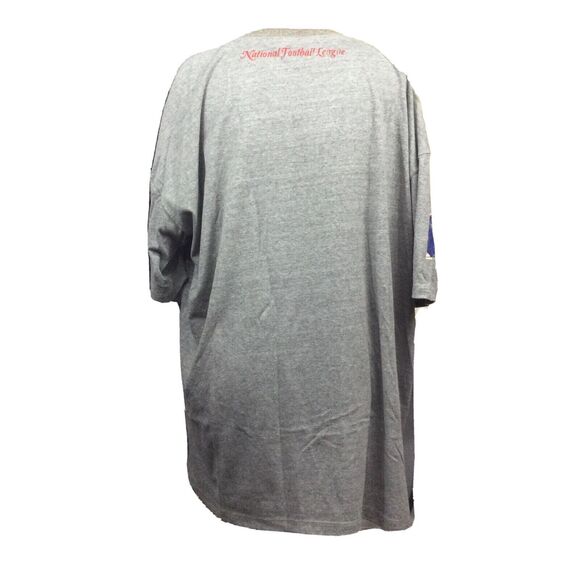 NFL Team Apparel-Men's Sz 4 XB -New York Giants- 1925 -Gray T-Shirt -Cotton/Poly - Picture 2 of 9